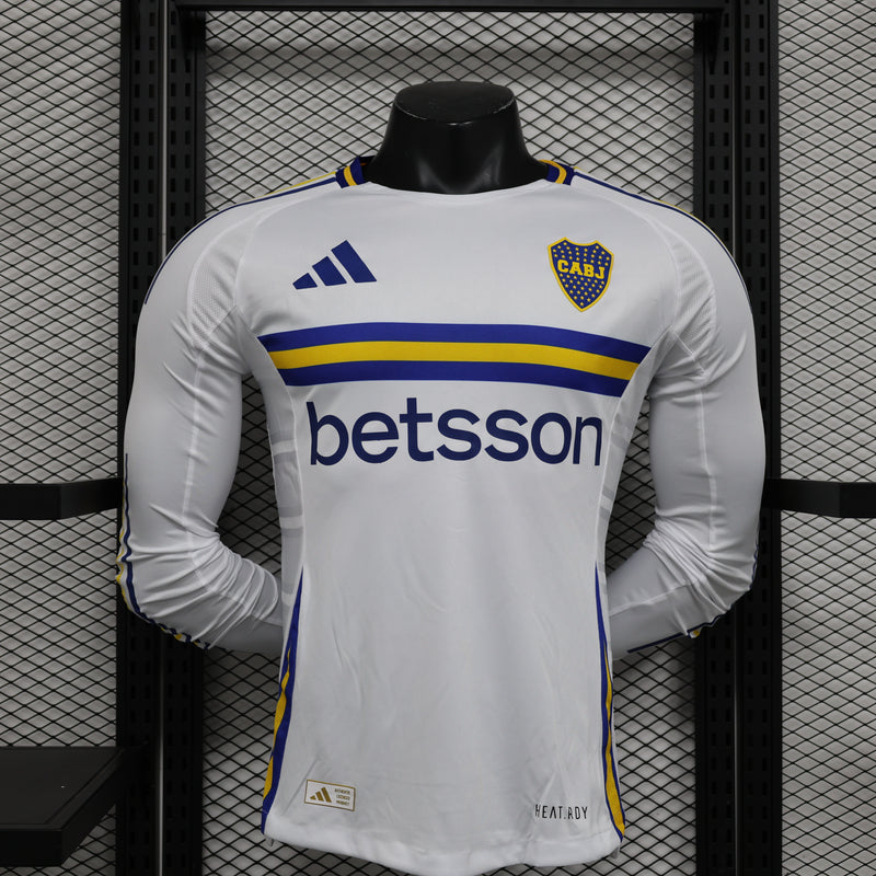 Camisa Boca Juniors Away 24/25 - Versão Jogador Manga Longa