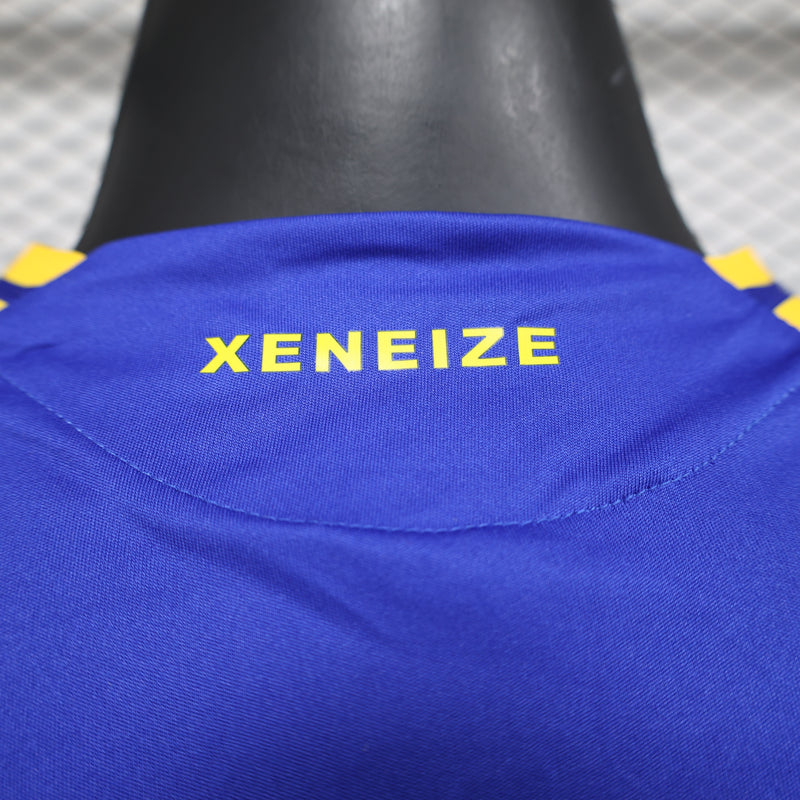 Camisa Boca Juniors Home 24/25 - Versão Jogador Manga Longa