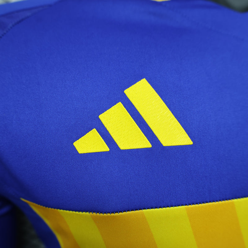 Camisa Boca Juniors Home 24/25 - Versão Jogador Manga Longa