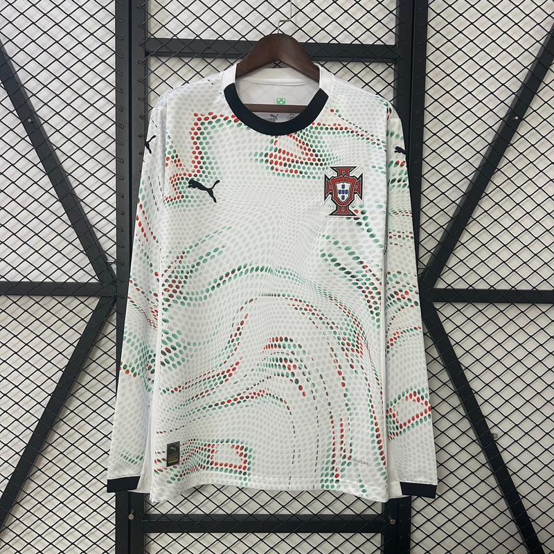 Camisa Portugal Away 25/26 - Versão Torcedor Manga Longa