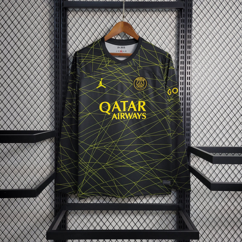 Camisa PSG 4 Manga Longa 23/24 - Versão Torcedor