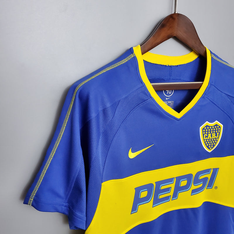 Camisa Boca Juniors Home 03/04 - Versão Retro