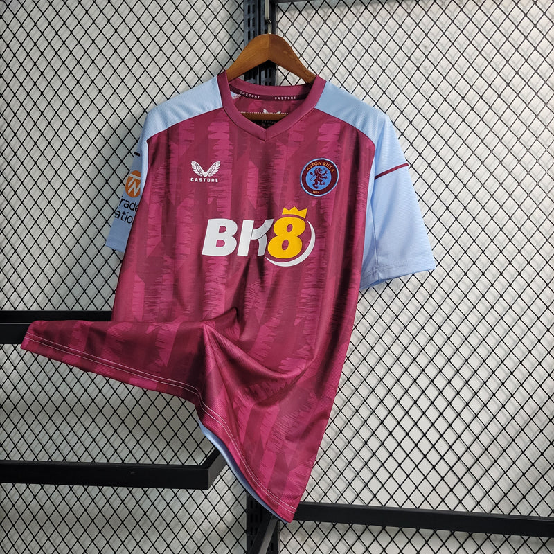 Camisa Aston Villa Home 23/24 - Versão Torcedor