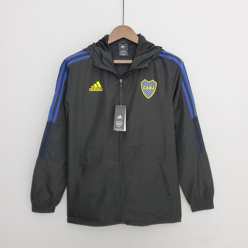 Jaqueta Corta Vento Boca Juniors - Preta
