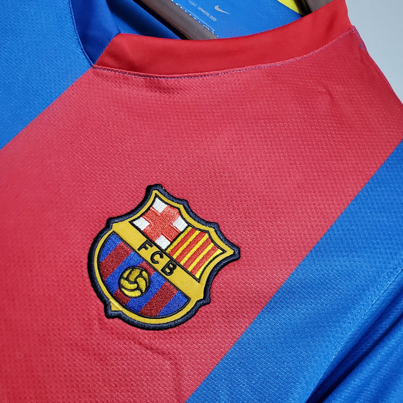 Camisa Barcelona Home 06/07 - Versão Retro Manga Longa