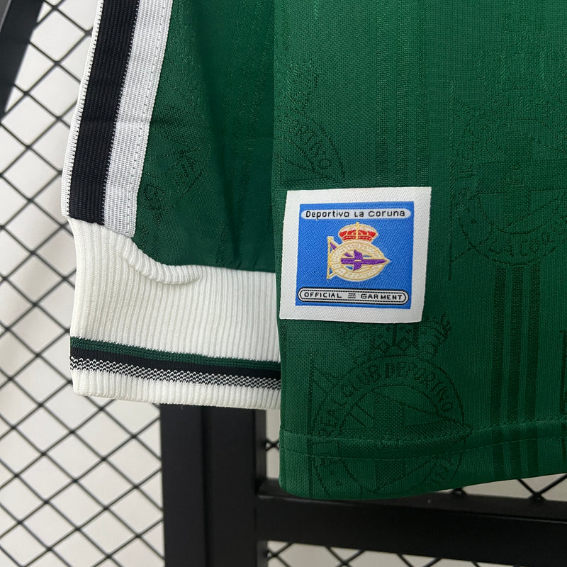 Camisa Deportivo La Coruna Away 99/00 - Versão Retro Manga Longa