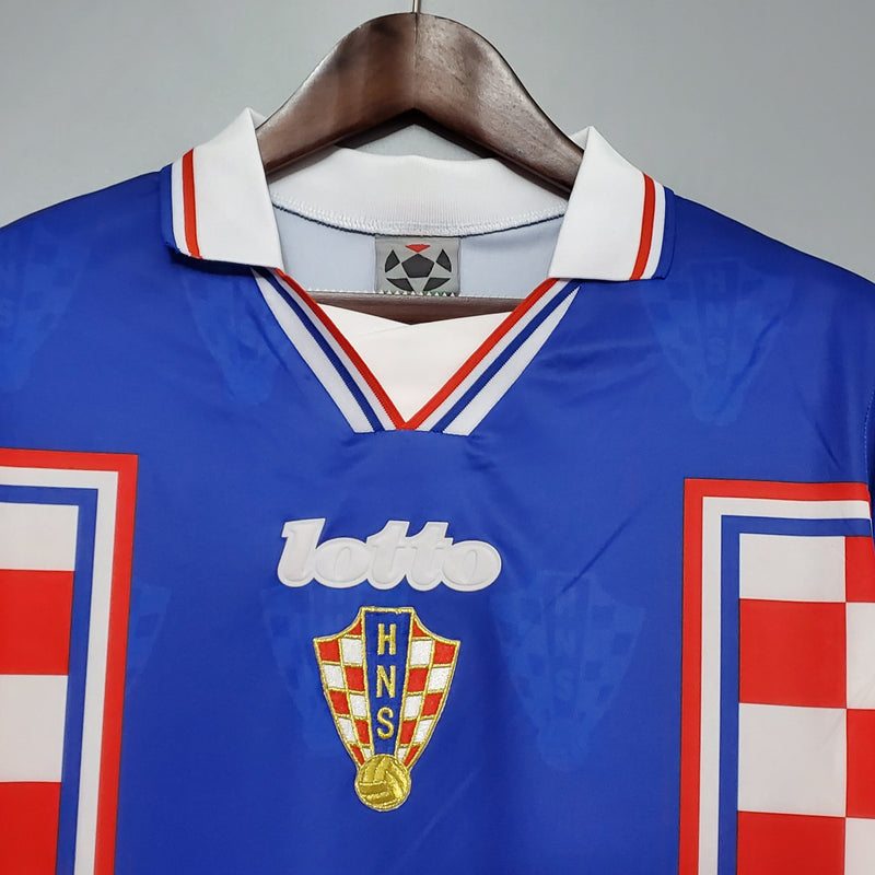 Camisa Croácia Away 1998 - Versão Retro