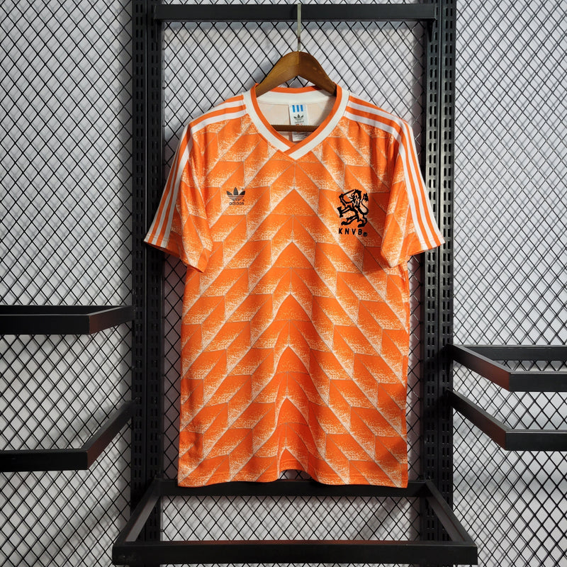 Camisa Holanda Home 1988 - Versão Retro