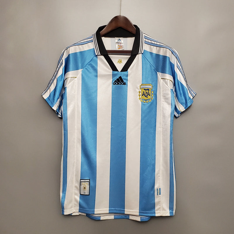 Camisa Argentina Home 1998 - Versão Retro