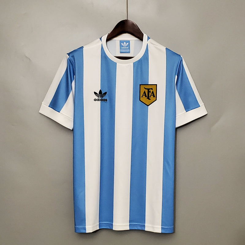 Camisa Argentina Home 1978 - Versão Retro