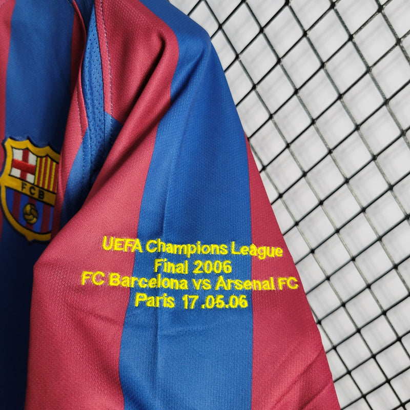 Camisa Barcelona Home 2006 - Versão Retro