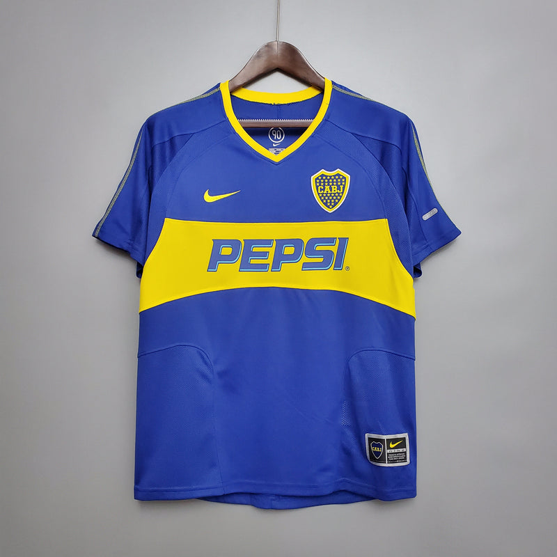 Camisa Boca Juniors Home 03/04 - Versão Retro