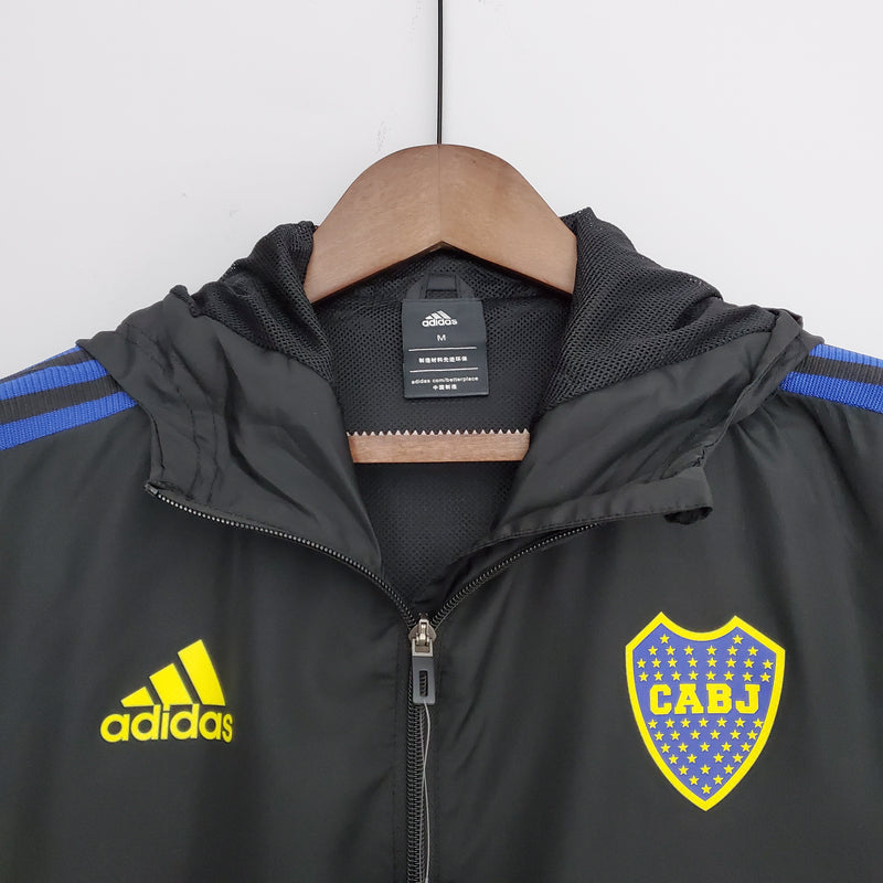 Jaqueta Corta Vento Boca Juniors - Preta