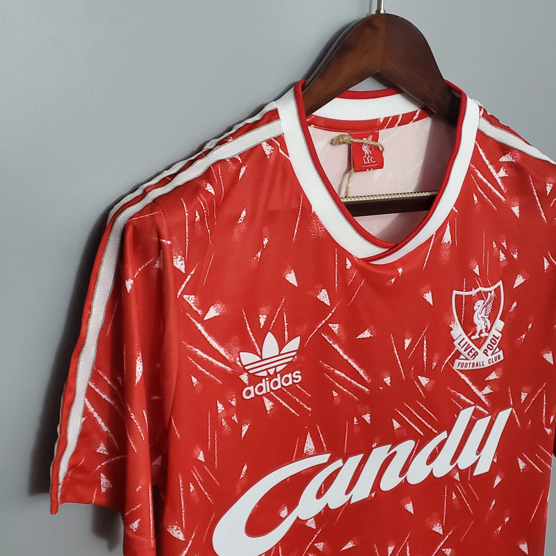 Camisa Liverpool Home 89/91 - Versão Retro