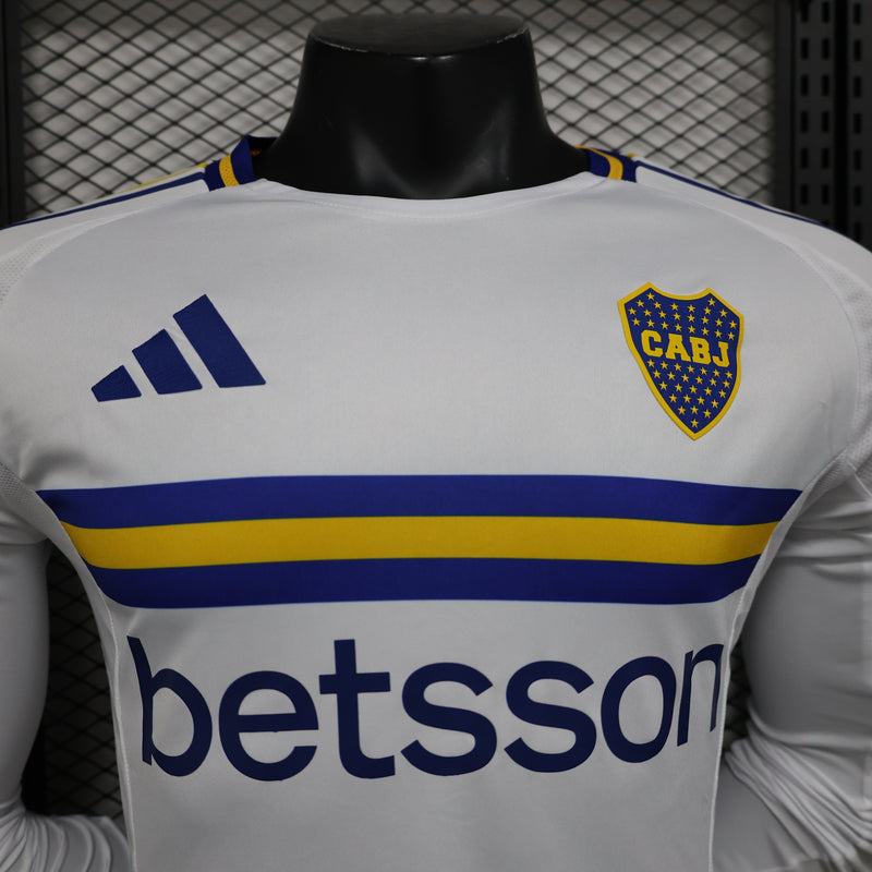 Camisa Boca Juniors Away 24/25 - Versão Jogador Manga Longa
