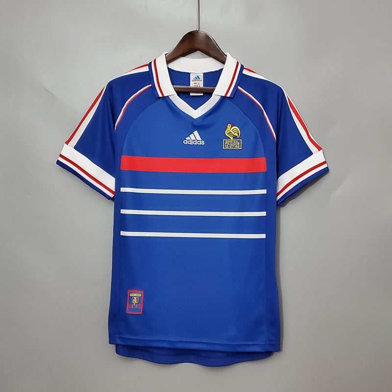 Camisa França Home 1998 - Versão Retro