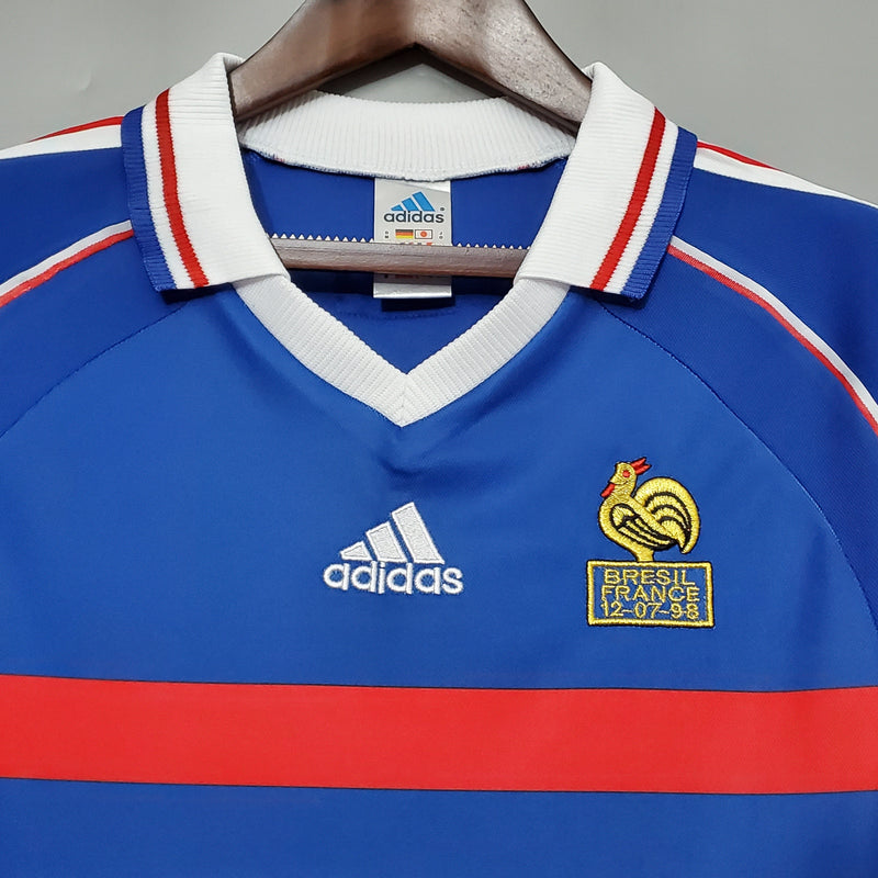 Camisa França Home 1998 - Versão Retro