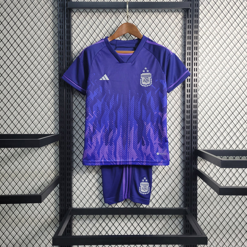 Kit Infantil Argentina Away 22/23