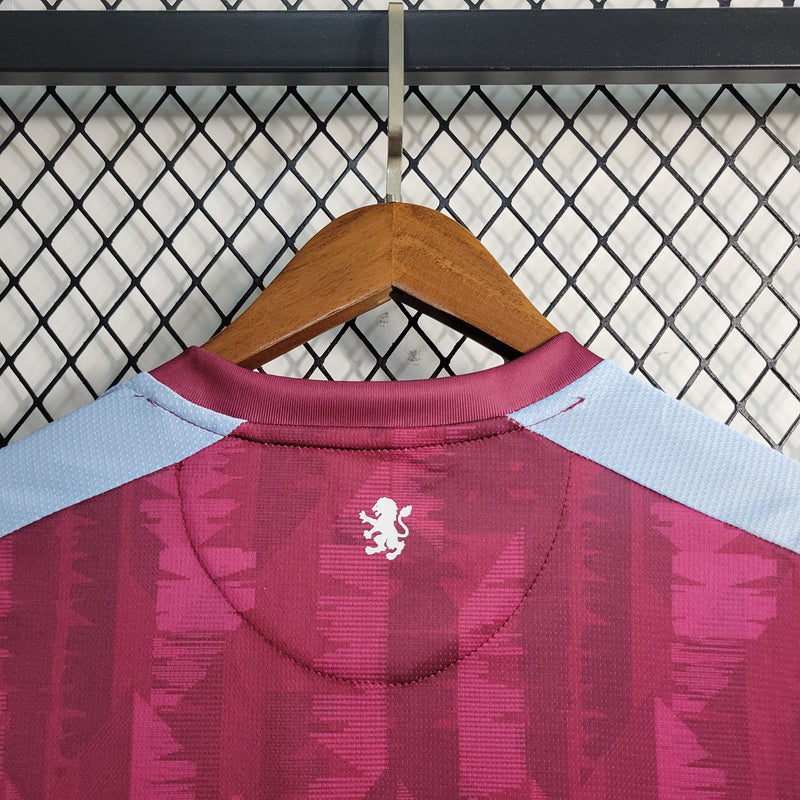 Camisa Aston Villa Home 23/24 - Versão Torcedor